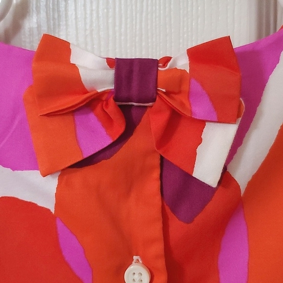 Gymboree Colorful Berry Orange Pink Cream Long Sleeve Top Toddler Girls Size 4T - Picture 8 of 9